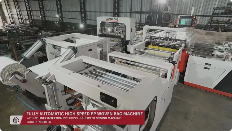 Automatic PP Woven Bag Machine with PE Liner Insertion